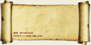 Kristina Ćebić vizit kartica